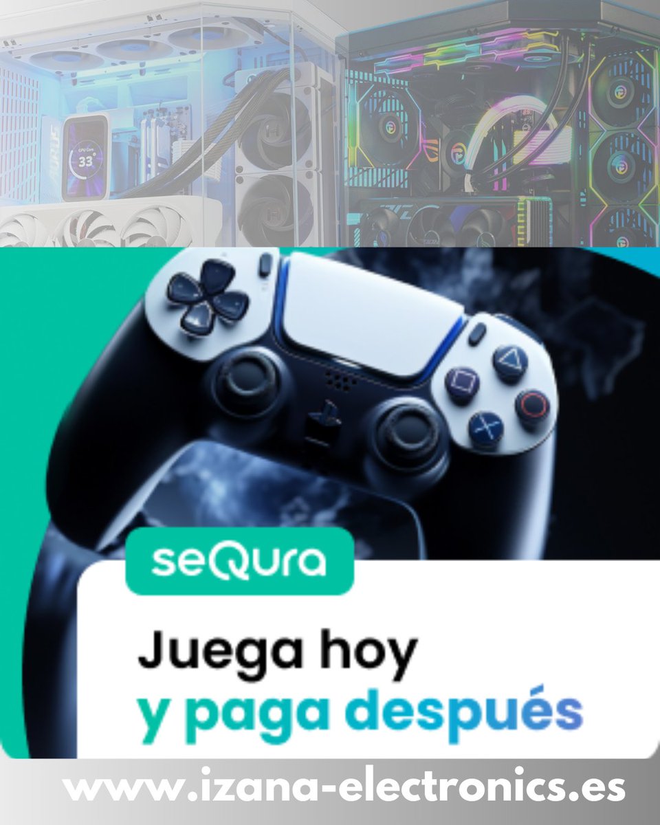 🎮 ¡Juega ahora y paga después con SeQura! 🚀

¿Listo para renovar tu setup gaming sin preocuparte por el pago? En Izana Electronics, ahora puedes financiar tu PC Gaming con SeQura y disfrutarlo de inmediato.

#Gaming #PCGaming #Financiación #JuegaAhoraPagaDespués #SeQura