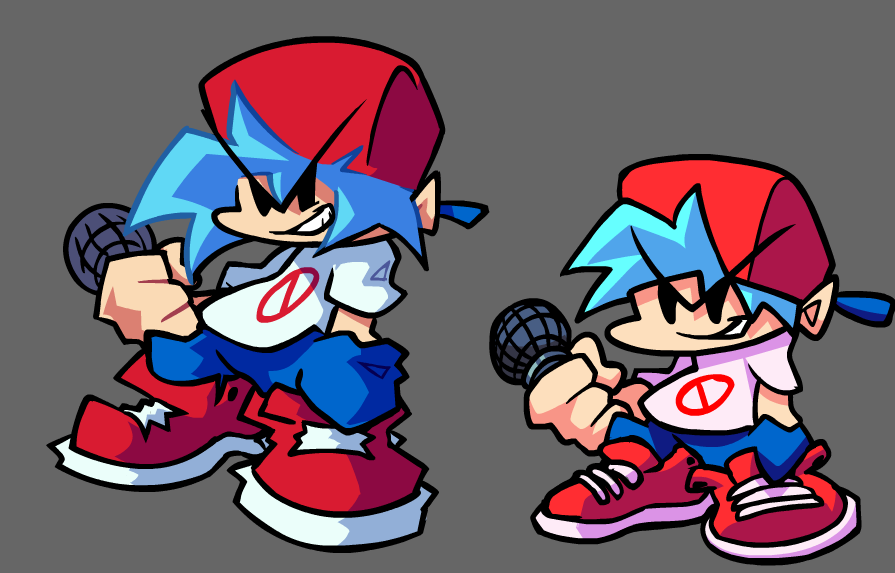 Currently making a comm sheet but heres a boyfriend from the hit game friday night funkin