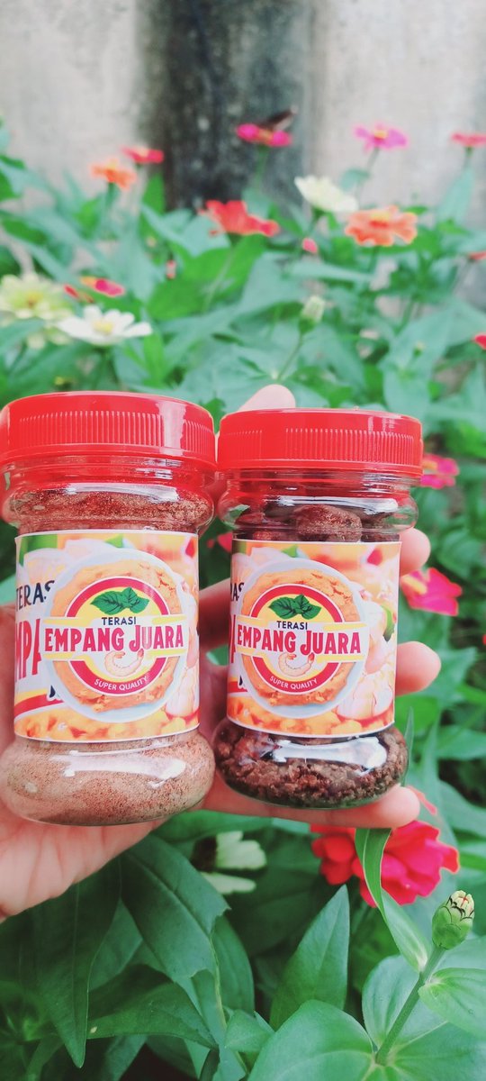 angsaa23's tweet image. "Mau masakan makin mantap? Coba Terasi Empang Juara! 🔥💯**

✨ Varian Terasi Bakar – aroma kuat, gurih, dan bikin masakan naik level!
🔥 Varian Terasi Sangrai – praktis tanpa bakar, tetap wangi dan nendang!

Asli Sumbawa #Sumbawa
#viral #terasi s.shopee.co.id/1VkEPCr6tY