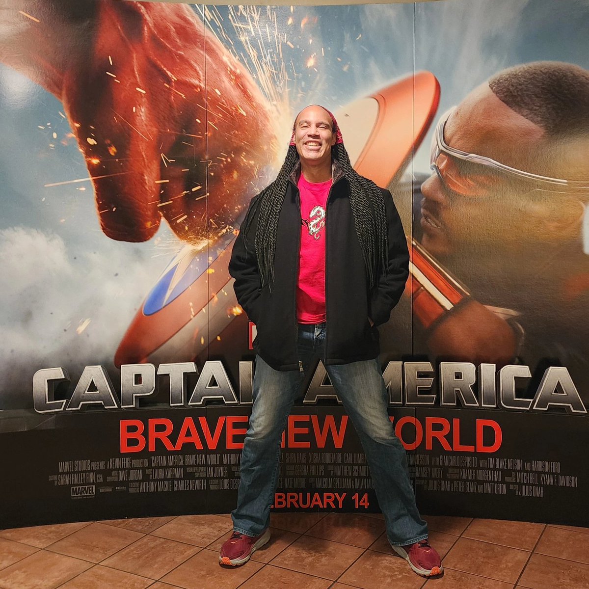 Marvelous way to kickoff my birthday! Proud to return to the Marvel Universe as Harrison Ford's alter ego, Red Hulk. Sincere thanks to  Captain America: Brave New World director Mr. Julius Onah &amp; his amazing team &amp;  Mr. Cameron Early! 
#denyred
#captainamericabravenewworld