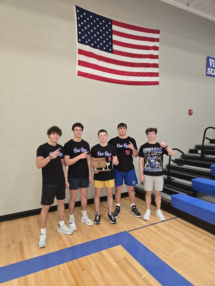 Congratulations to DuhBoyz! 2025 Intramural Champions..Monday 3PM..it'll be Swish v. Speed Demons for the girls' title.