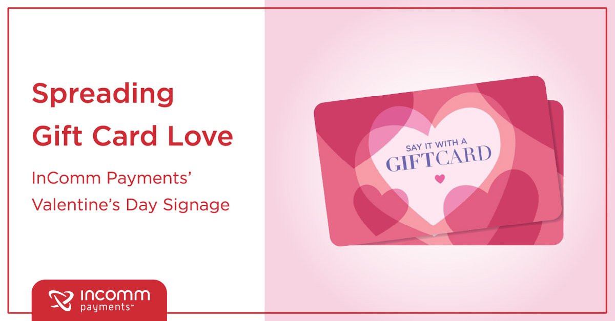 According to the National Retail Federation, consumers are expected to spend $27.5 billion on Valentine’s Day. To support our retail partners, we create promotional materials with consumers’ most-loved gift cards. Learn about our merchandising services: incomm.com/partner-servic…