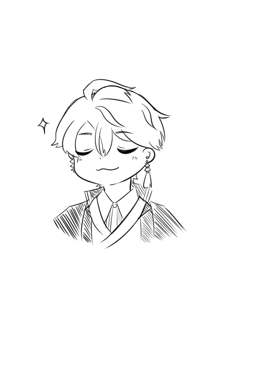 Yualart's tweet photo. random sketch I did last night☺️ https://t.co/fztD9V8lH6