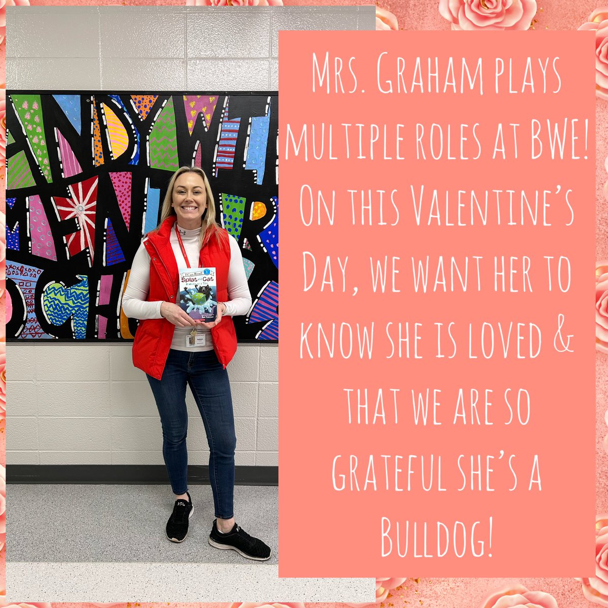 BWEbulldogs's tweet image. Huge congrats to this week’s Bucket Fillers! A special Valentine’s shoutout to Mrs. Graham, whose kindness, humility, and hard work make Brandywine a better place every day. ❤️ #OnePackOneGoal #BucketFillers