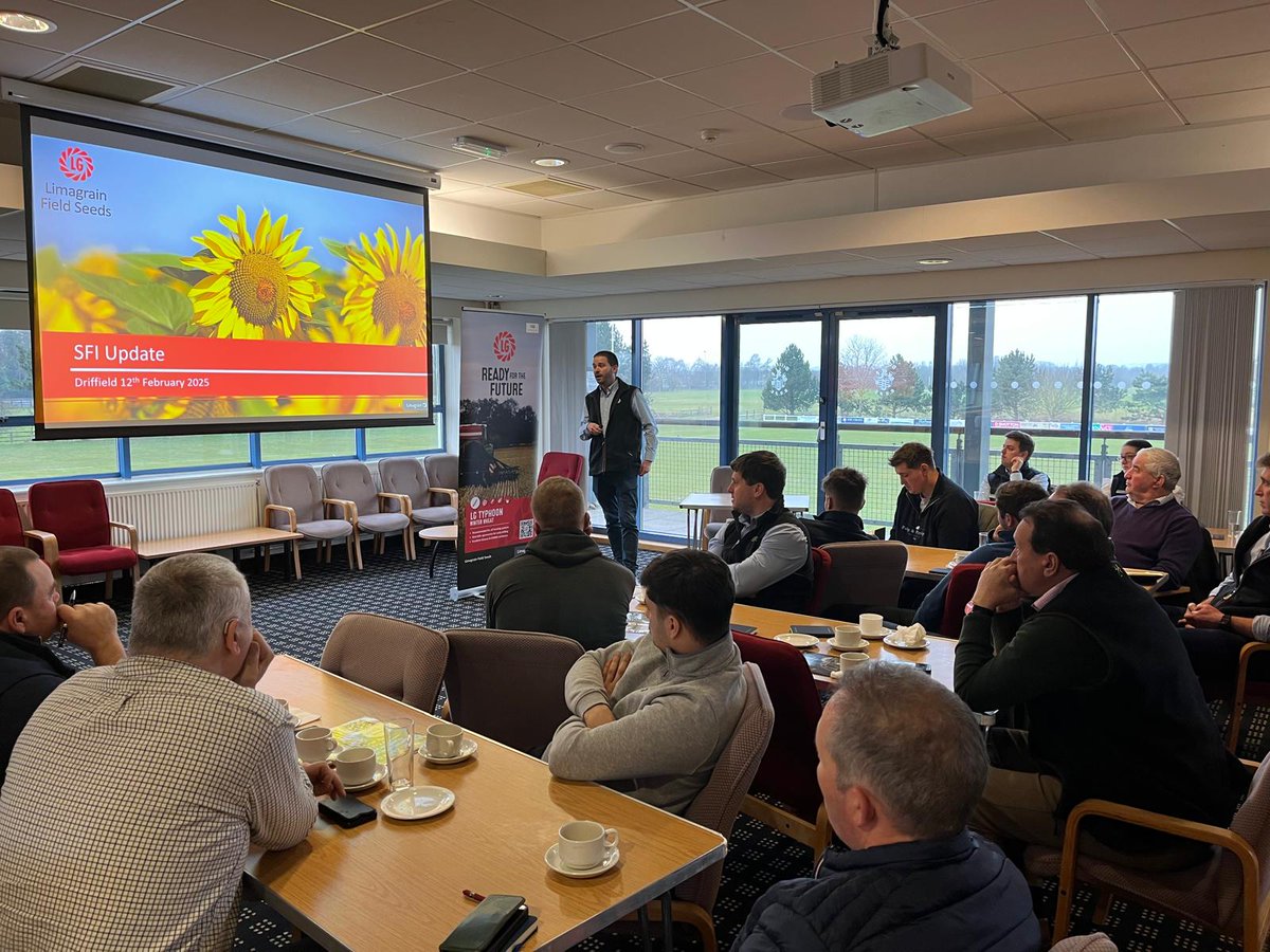 Huge thanks to everyone who came along to Seed Specialist Grant Connor's farmer breakfast briefing earlier this week in Driffield. We hope you found it useful.

Big thanks also to our speakers for some really informative presentations.