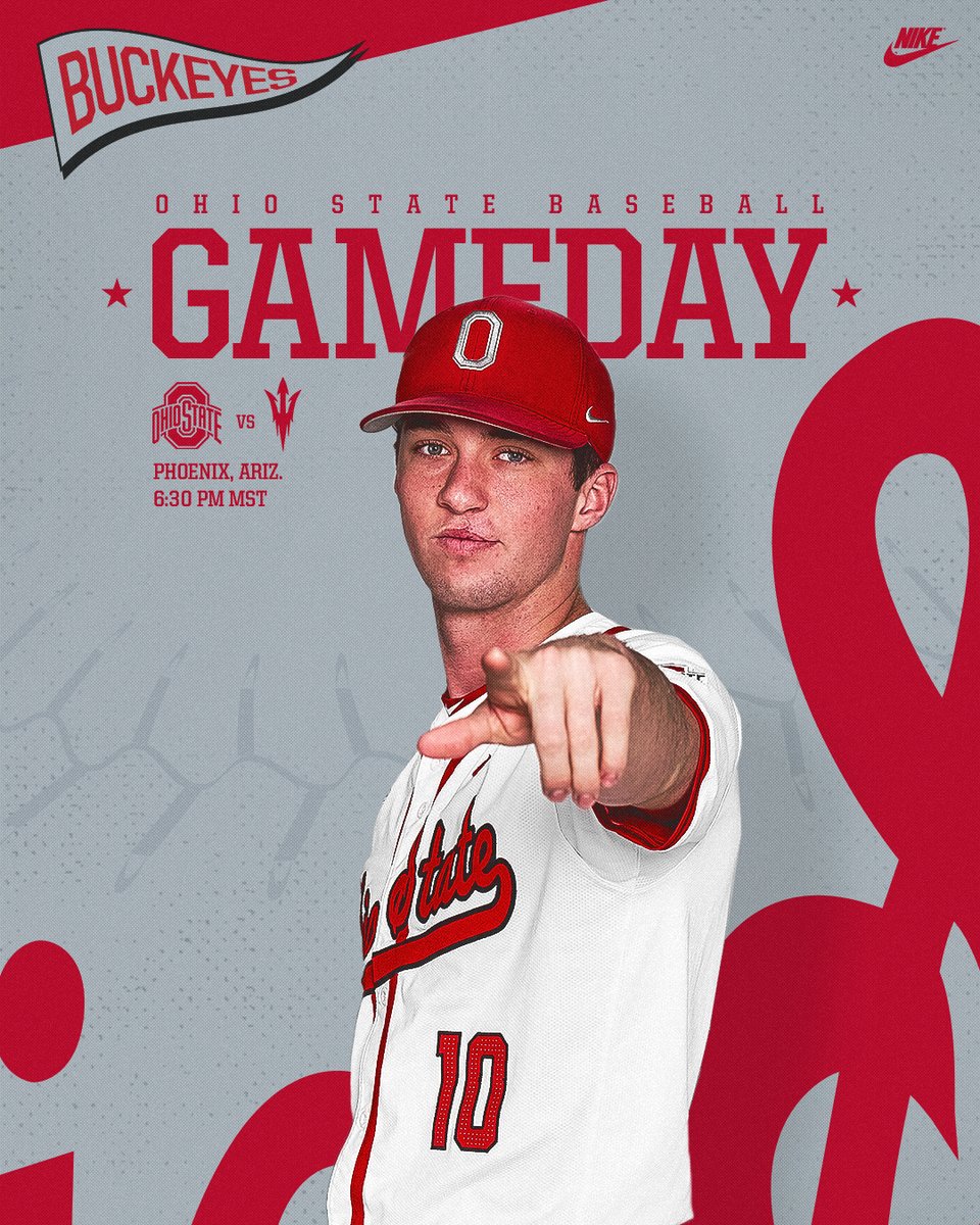 Ohio State Baseball (@ohiostatebase) on Twitter photo Live from Phoenix, it's Opening Day!
๐ Arizona State
โฐ 6:30 PM MST/8:30 PM EST
๐ Phoenix, Ariz. 
๐๏ธ Phoenix Municipal Stadium
โ๏ธ 66ยฐ and Sunny
๐บ ESPN+
๐ go.osu.edu/base-asu-fri-sโฆ
#GoBucks Live from Phoenix, it's Opening Day!
๐ Arizona State
โฐ 6:30 PM MST/8:30 PM EST
๐ Phoenix, Ariz. 
๐๏ธ Phoenix Municipal Stadium
โ๏ธ 66ยฐ and Sunny
๐บ ESPN+
๐ go.osu.edu/base-asu-fri-sโฆ
#GoBucks