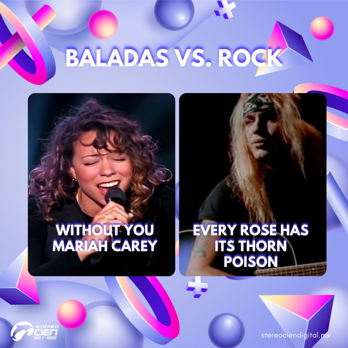 stereocienmx's tweet image. 🎶 ¿Baladas que te rompieron el corazón o guitarras que te hicieron vibrar? 💔🔥

Reacciona con 💔 si eres #TeamBaladas o con 🤘 si el rock es tu vida. ¡Que empiece la batalla musical! 🎸🎤

#TeamRock #MúsicaQueSeSiente