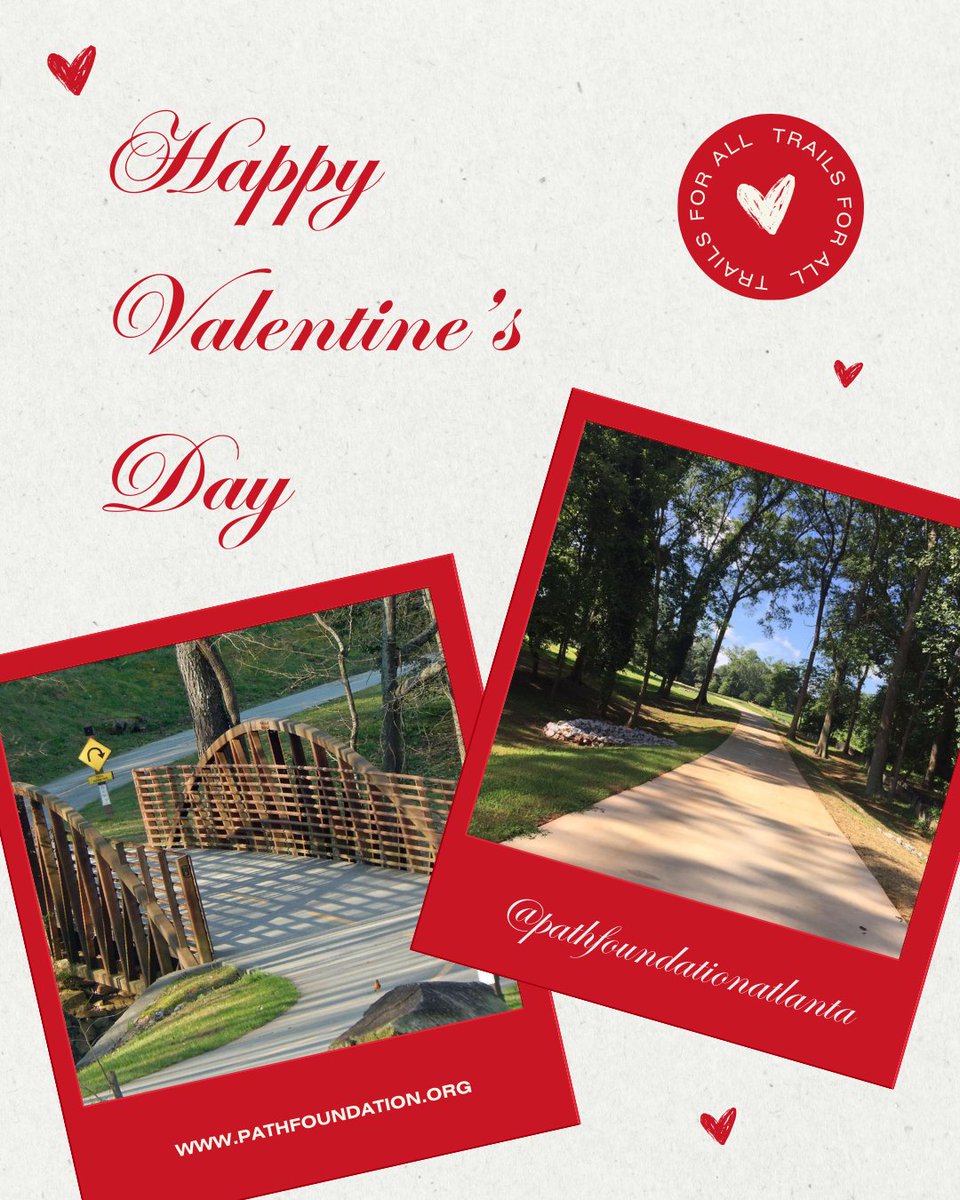 PATH loves long walks on the trails

#happyvalentinesday #trailsforall #pathfoundationatl