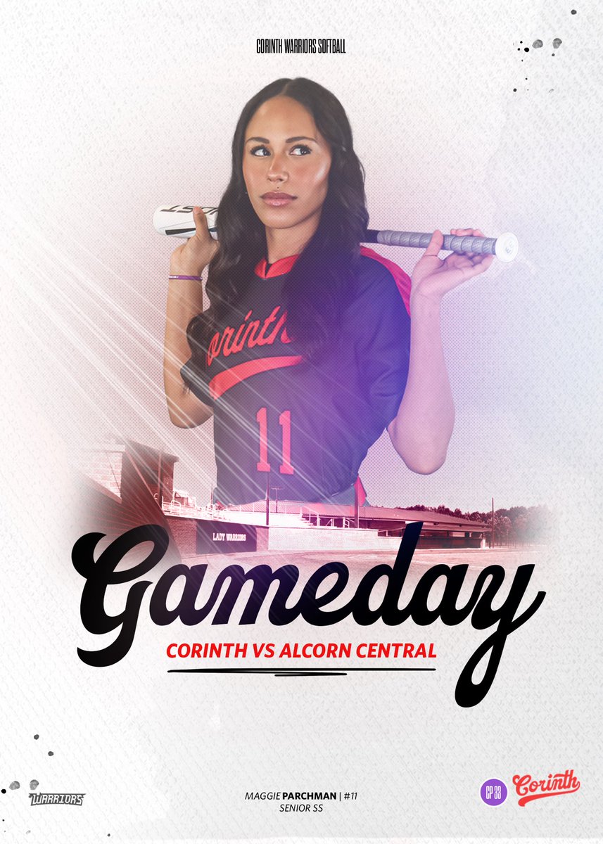LadyWarriors_SB's tweet photo. Varsity Valentine’s Day softball on display tonight at home on the Turf, as we host local rivals, Alcorn Central.

Game will be played after the CMS games scheduled at 4:00! 

Bring your sweetheart to the ballpark tonight and share an evening watching the Warriors play!

💯🥎 https://t.co/bdx88i6pRD