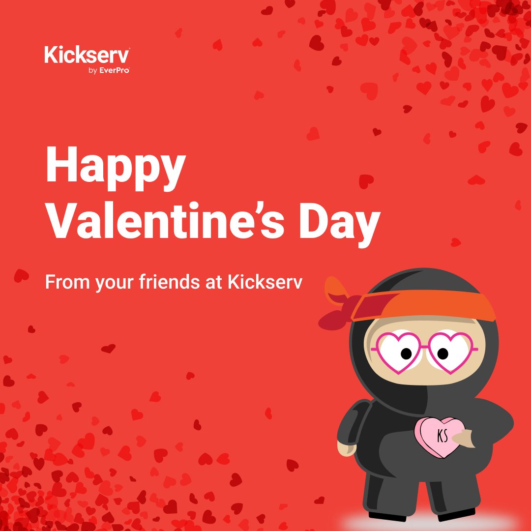 This Valentine’s Day, give yourself the gift of free time with Kickserv. Show your clients (and your loved ones) some love with organized, on-time scheduling, estimates, and invoices.