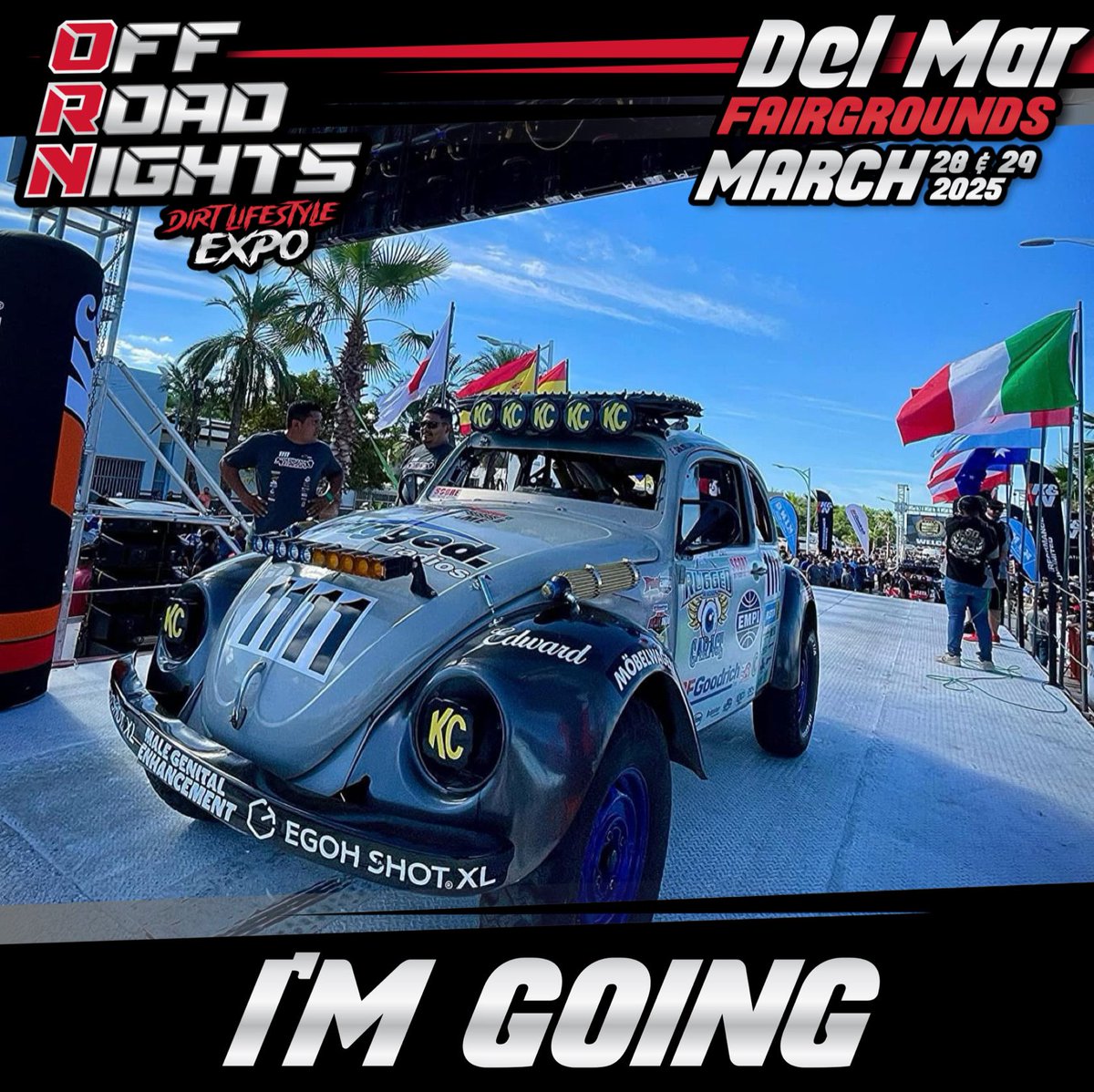 ORNscene's tweet image. Off Road Hall Of Fame inductee @ericsolorsano will have his legendary class 11 bug on display at ORN.
Message us if you want to bring out your sweet ride, Car Show spots still available.
Who’s going to take home one of the bad ass @customtubeworks ORN Car Show Trophies?🏆