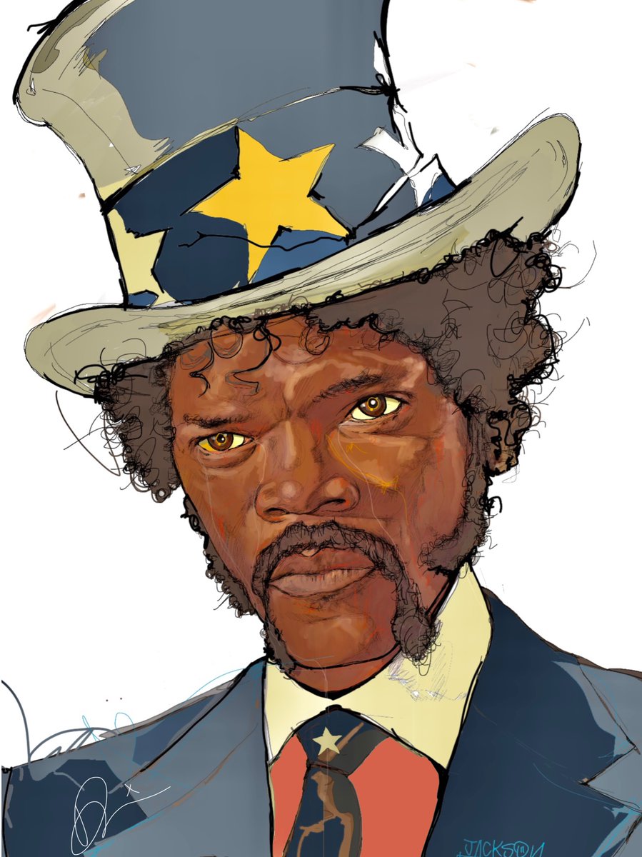 BROKENCRAY0NS's tweet image. UNCLE SAM @SamuelLJackson 
#byfvbrix