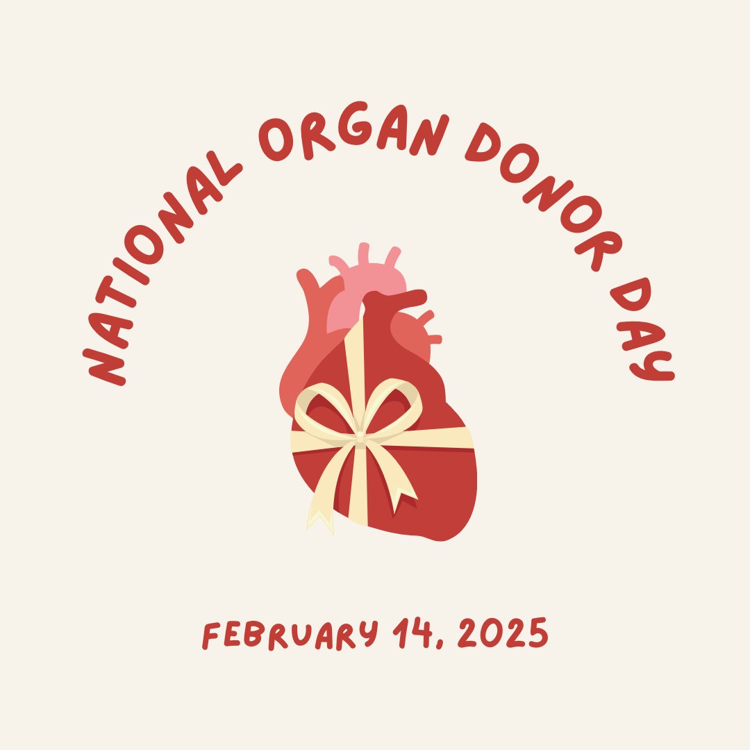 Happy Valentine's Day! Not only is today Valentine's Day, it's also National Organ Donor Day. We appreciate all of our transplant pharmacists and the work they do in order to ensure organ donation is successful!