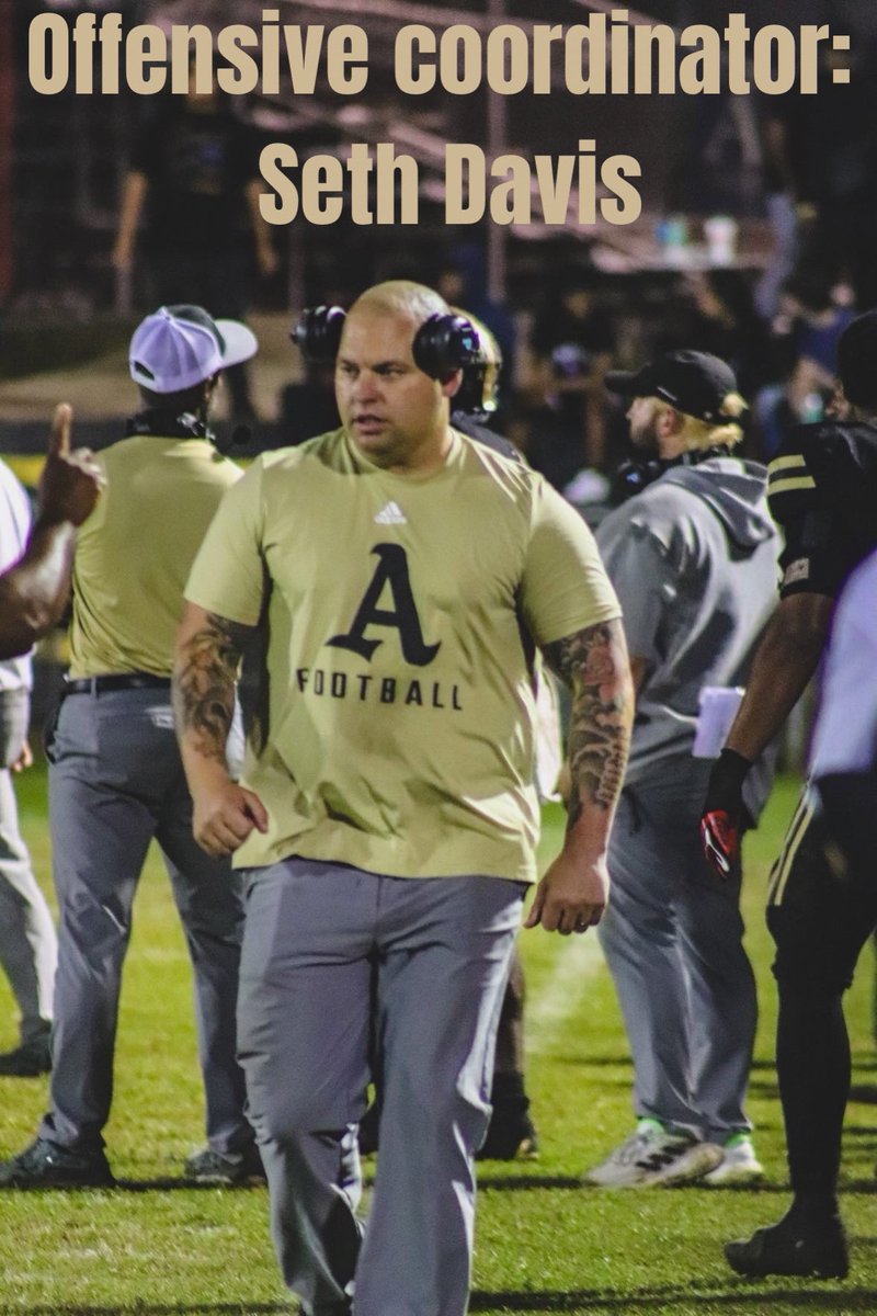 ashford_fb's tweet image. Proud to announce our new Offensive Coordinator Seth Davis!

Coach Davis was our OL Coach last year and has 8 years of coaching experience.

He has coached at Dale County, Mosley, and Ashford High School.

He is married to Kristy Davis and has three kids.

@SSGDavis2