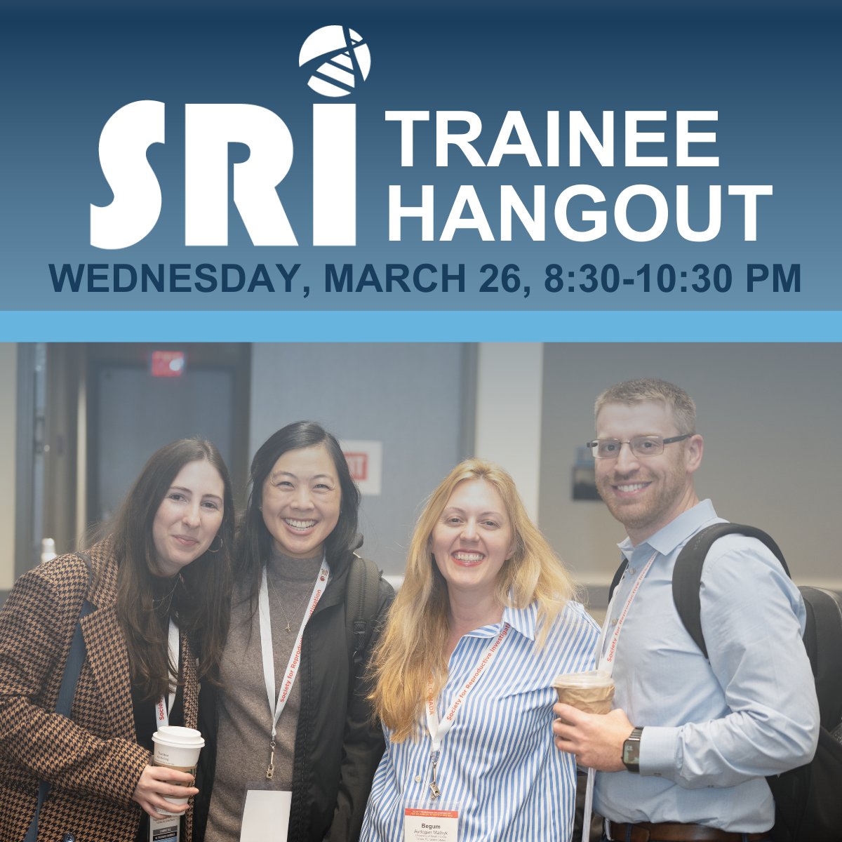 Trainees, have you registered for the Trainee Hangout at the 2025 Annual Meeting yet? This is an event you definitely won't want to miss! It's a dedicated space just for trainees where you can relax, enjoy food and drinks, and connect with peers. 

RSVP 👉 tinyurl.com/mwufe9n6