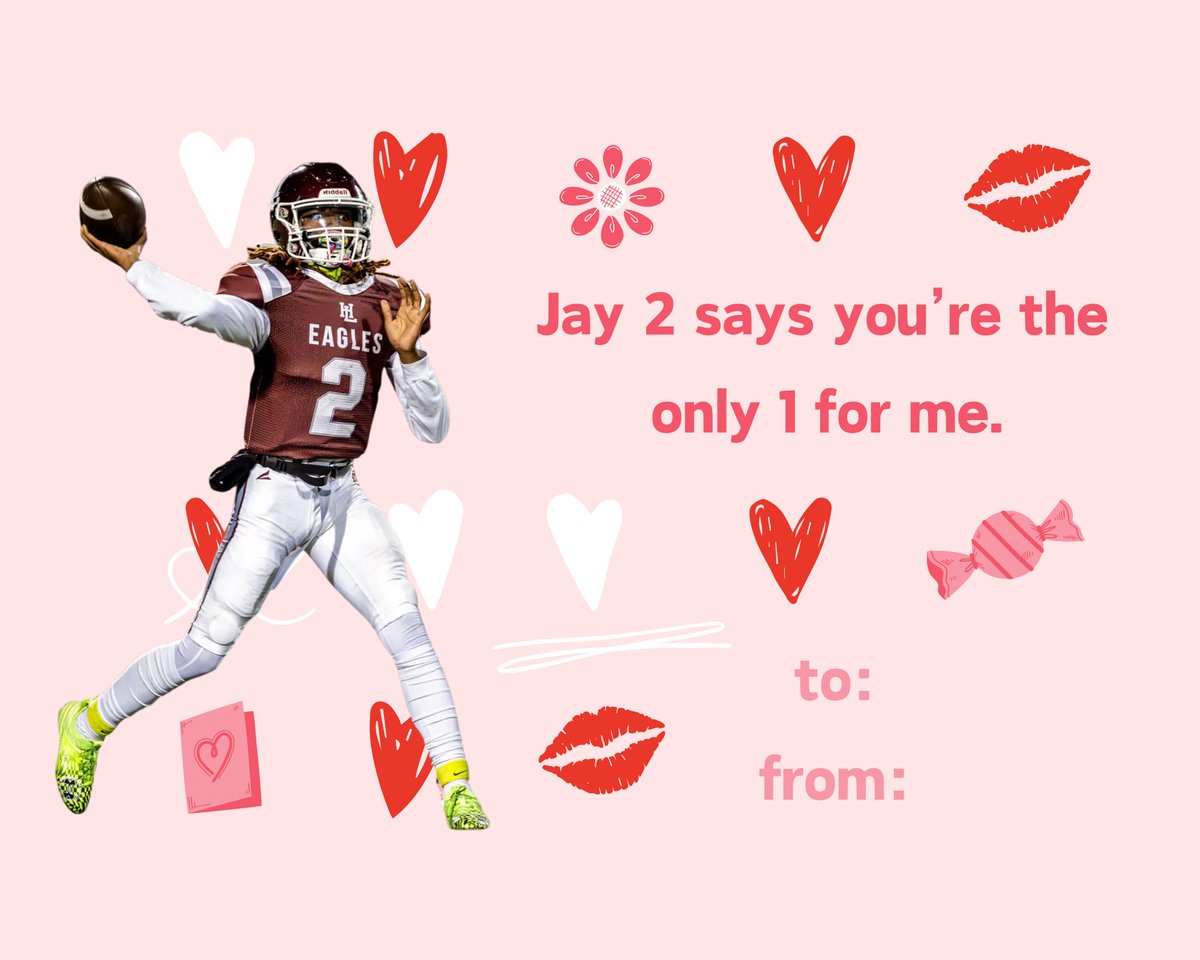 Happy Valentine’s Day 🦅 

❤️ from QB1