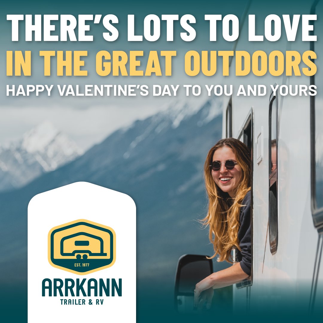 Love is in the air... and so is the smell of propane! 😂 Happy Valentine's Day to all you fellow RV lovers. May your tanks be full, your adventures be grand, and your adventure buddies up a road trip.  💕🚐💨 #RVvalentines #besttripever #arrkannrv #rvlife
