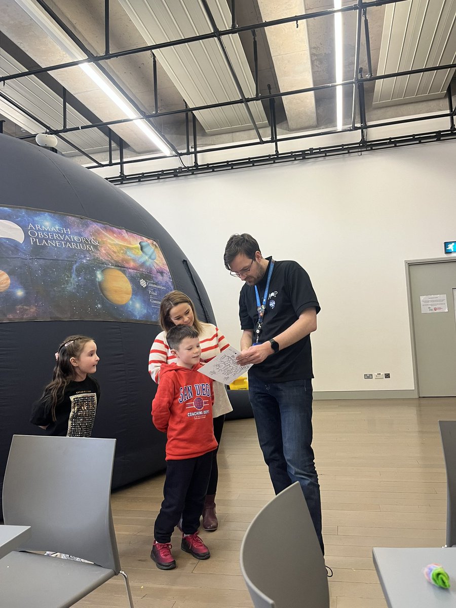 spacequb's tweet image. We have completed our #NISF2025 roadshow with @ArmaghSpace
Thank you to everyone who joined us in @FoylesideSC @hilloftheoneill @TheMACBelfast this week for No Planet B🪐
Some highlights of our week ⬇️