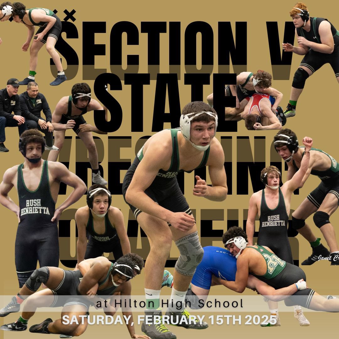 State Q’s here we come !!! #RHWrestling <a href="/RushAthletics/">Rush-Henrietta Athletics</a>
