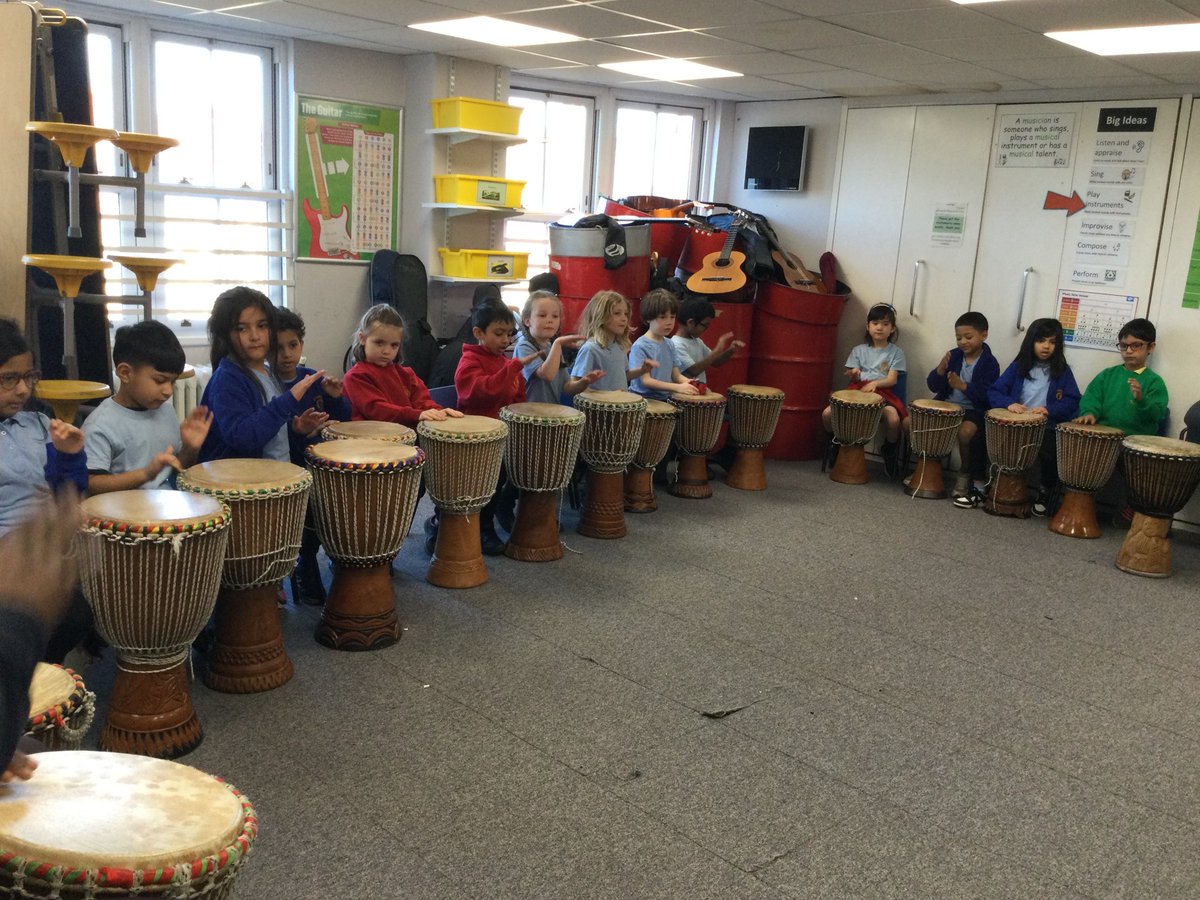 Drumming on a Friday afternoon is a great way to end the week, well so say Dolly Parton Class.