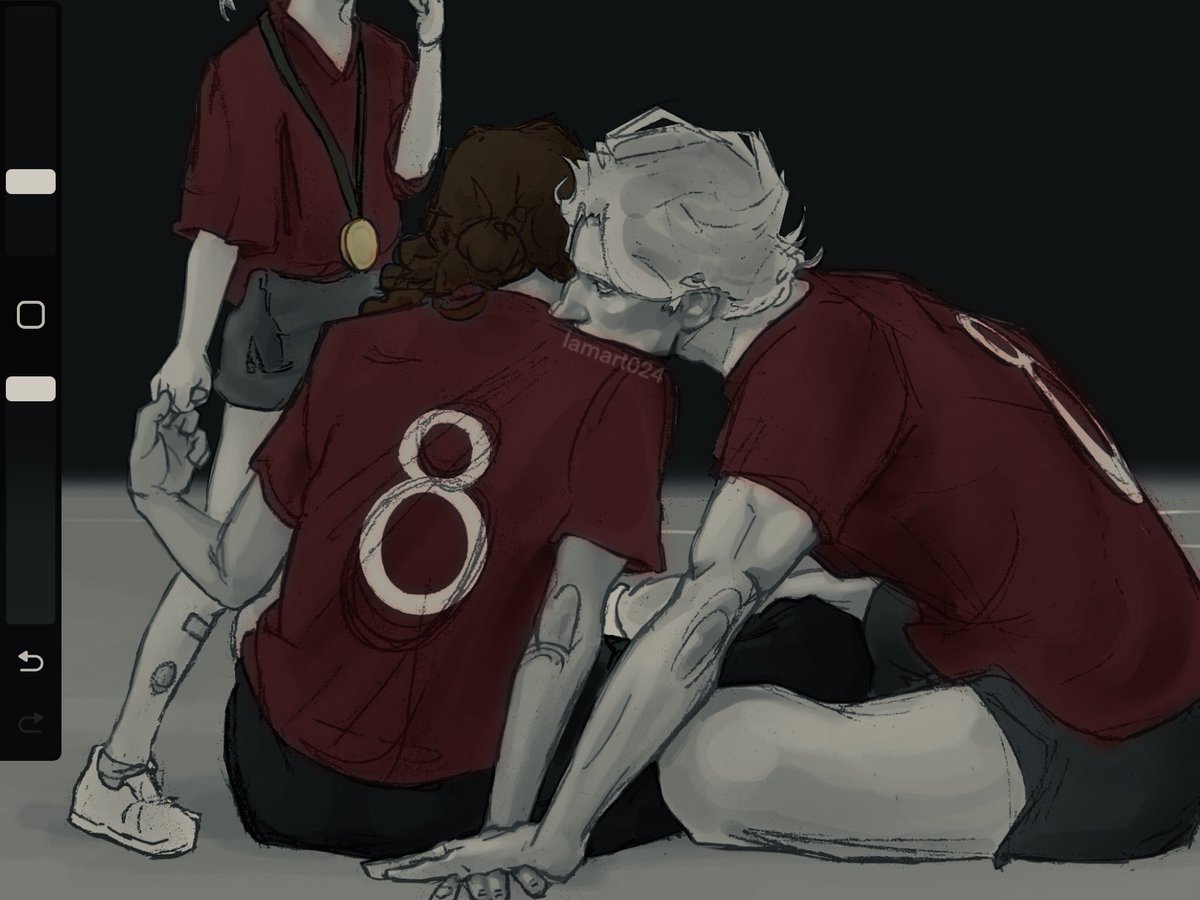 lamart024's tweet photo. an old drawing about a rhaenicent modern au I read somewhere where rhaenyra is a football player and alicent a journalist lol #rhaenicent #au #wlw #fanart https://t.co/KCqmv1ONWP