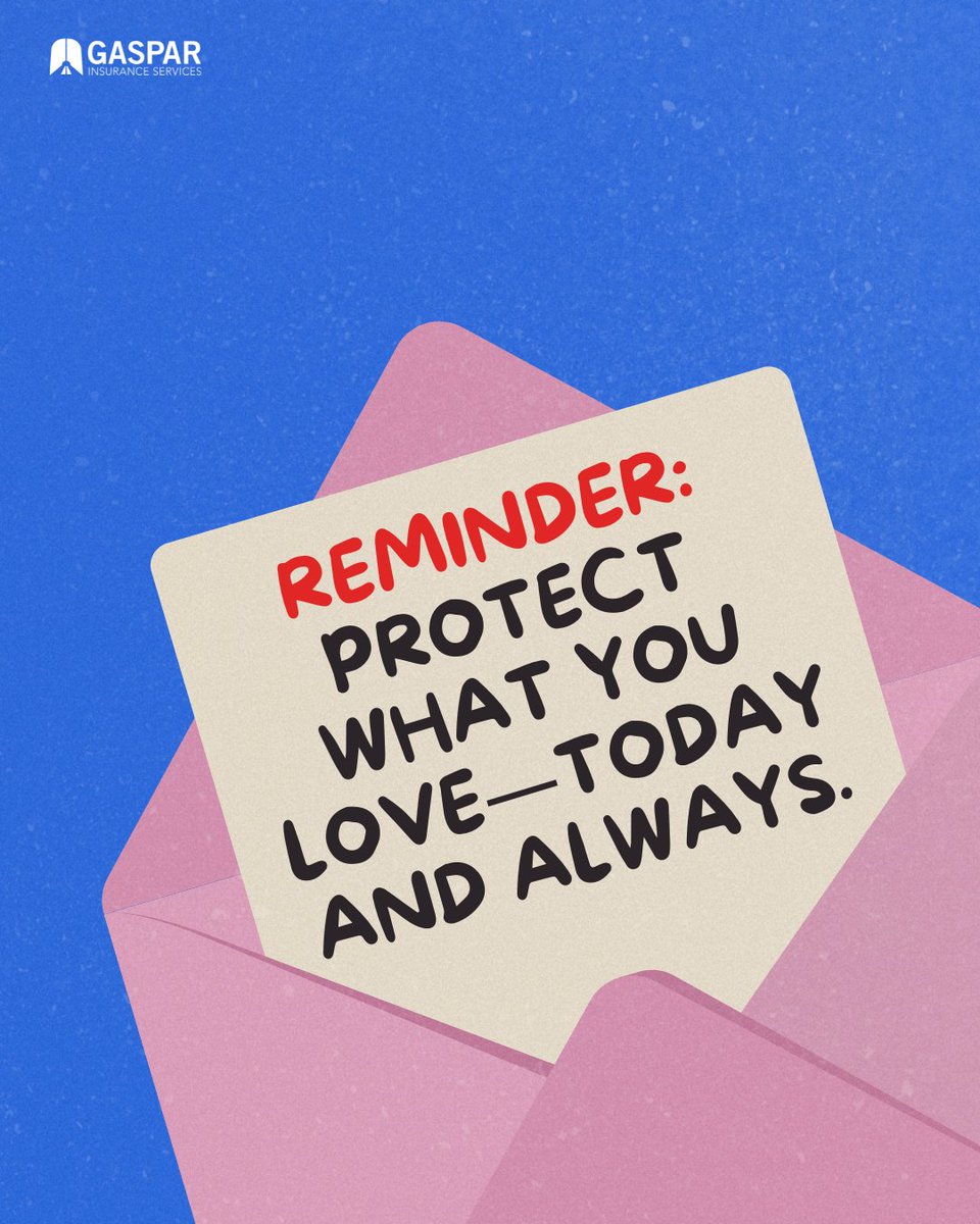 GasparInsurance's tweet image. Love isn’t the only thing worth protecting this Valentine’s Day! Make sure your home, car, and everything you cherish are covered with the right insurance. Because peace of mind is the best gift you can give. 

#ProtectWhatYouLove #GasparInsurance #ValentinesDay