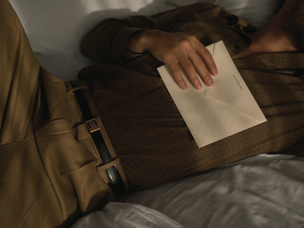 Cooper Koch stars in Saint Laurent's latest campaign, titled Love Letters.