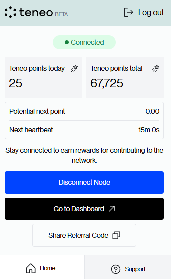 $3 M yatırımı olan ve #DePIN projesi olan <a href="/teneo_protocol/">Teneo Protocol</a> için işlemler yapacağız. Şimdiden #Airdrop için yerimizi alalım! 

İşlemler;

🔸 Verdiğim linkten siteyi gidip üyelik oluşturalım ve giriş yapalım.

🔸 Rewards bölümünden cüzdan, X hesabı ve Discord bağlayalım ve puanları
