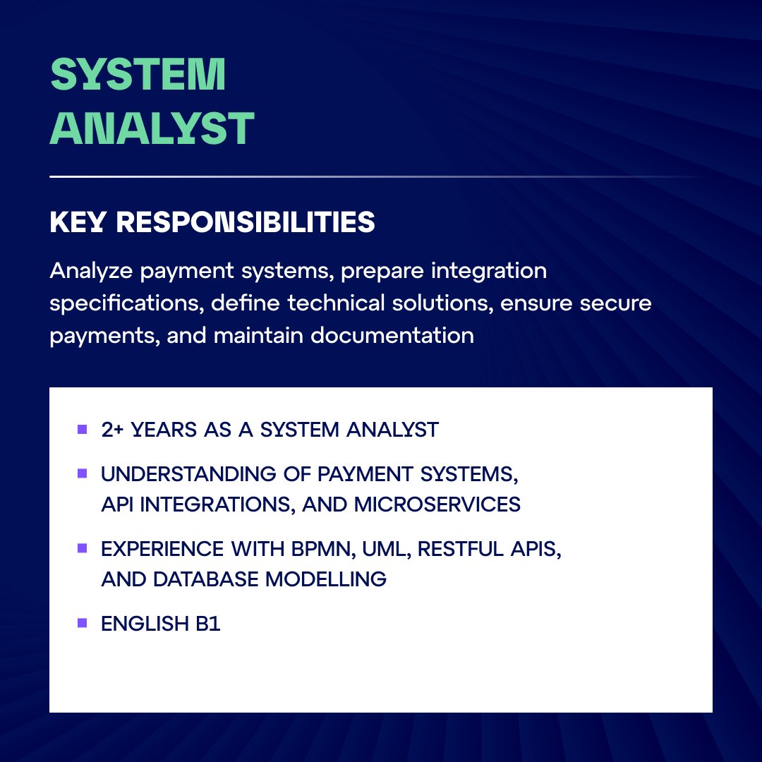 finteqhub's tweet photo. 𝗧𝗲𝗰𝗵 𝗘𝘅𝗽𝗲𝗿𝘁𝘀, 𝗚𝗲𝘁 𝗥𝗲𝗮𝗱𝘆! 🚀 

This and even more open positions you can find here: https://t.co/E4Y7EkcmGD

🔍 Explore
📩 Apply
💡 Grow with FinteqHub!
#finteqhub #vacancy https://t.co/Miru44Gl2u