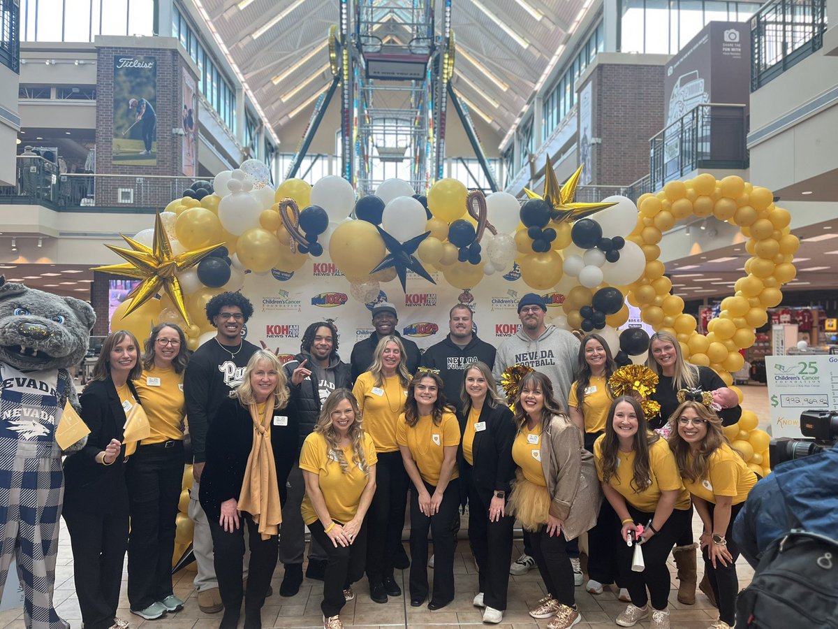 The fellas did a great job a Scheels yesterday helping Northern Nevada Children’s Cancer Foundation raise $1 million to support local families in the fight against childhood cancer!
#OurTownOurTeam