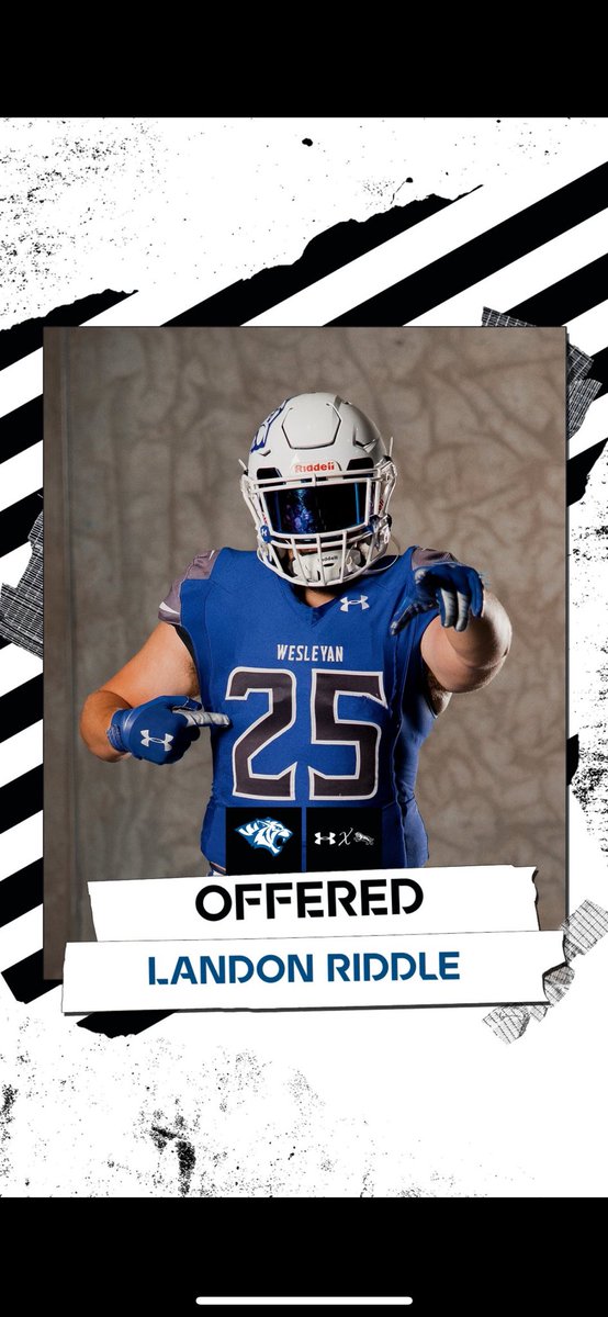 Landon Riddle (@landonriddle06) on Twitter photo After a great call with <a href="/BesslerChris/">Chris Bessler</a> I am blessed to receive my second NAIA offer from <a href="/dwtigerfootball/">DWU Football</a> #bleedblue
<a href="/RicoOchoa/">Coach Rico Ochoa</a> <a href="/TheTrenchLab/">The Trench Lab</a> After a great call with <a href="/BesslerChris/">Chris Bessler</a> I am blessed to receive my second NAIA offer from <a href="/dwtigerfootball/">DWU Football</a> #bleedblue
<a href="/RicoOchoa/">Coach Rico Ochoa</a> <a href="/TheTrenchLab/">The Trench Lab</a>