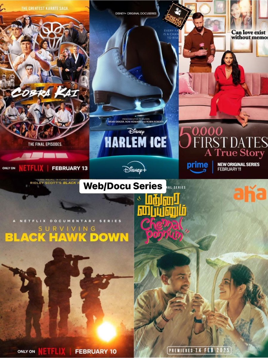 cineAddaUS's tweet photo. Feb 2025- Week 3 #WeekendKaAdda
Theatrical- #Chhaava #BrahmaAnandam #CaptainAmericaBraveNewWorld #Daveed #ItsComplicatedOnFeb14 #Bromance #Laila
OTT Movies- #DhoomDhaamOnNetflix #KadhalikkaNeramillaiOnNetflix #TheGorge #Max #Marco #LongLegsonHulu #BhairathiRangal https://t.co/Kg5qdu3gGm