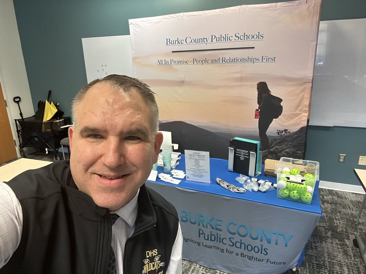 Always a great opportunity to share the best things about working for Burke County Public Schools! Join us in 25-26! #ignitelearningbcps