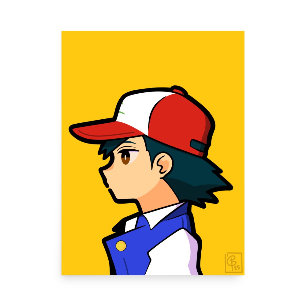 Lookng for new artwork to add to your home, look no further! Grab yourself a new artwork of my latest piece of Ash Ketchum done in a fun way. #pokemon 

Legendary Pocket Monster Trainer | Digital Anime Art | Adventu by CriticalCatchStudio etsy.me/3EQWtB2 via <a href="/Etsy/">Etsy</a>
