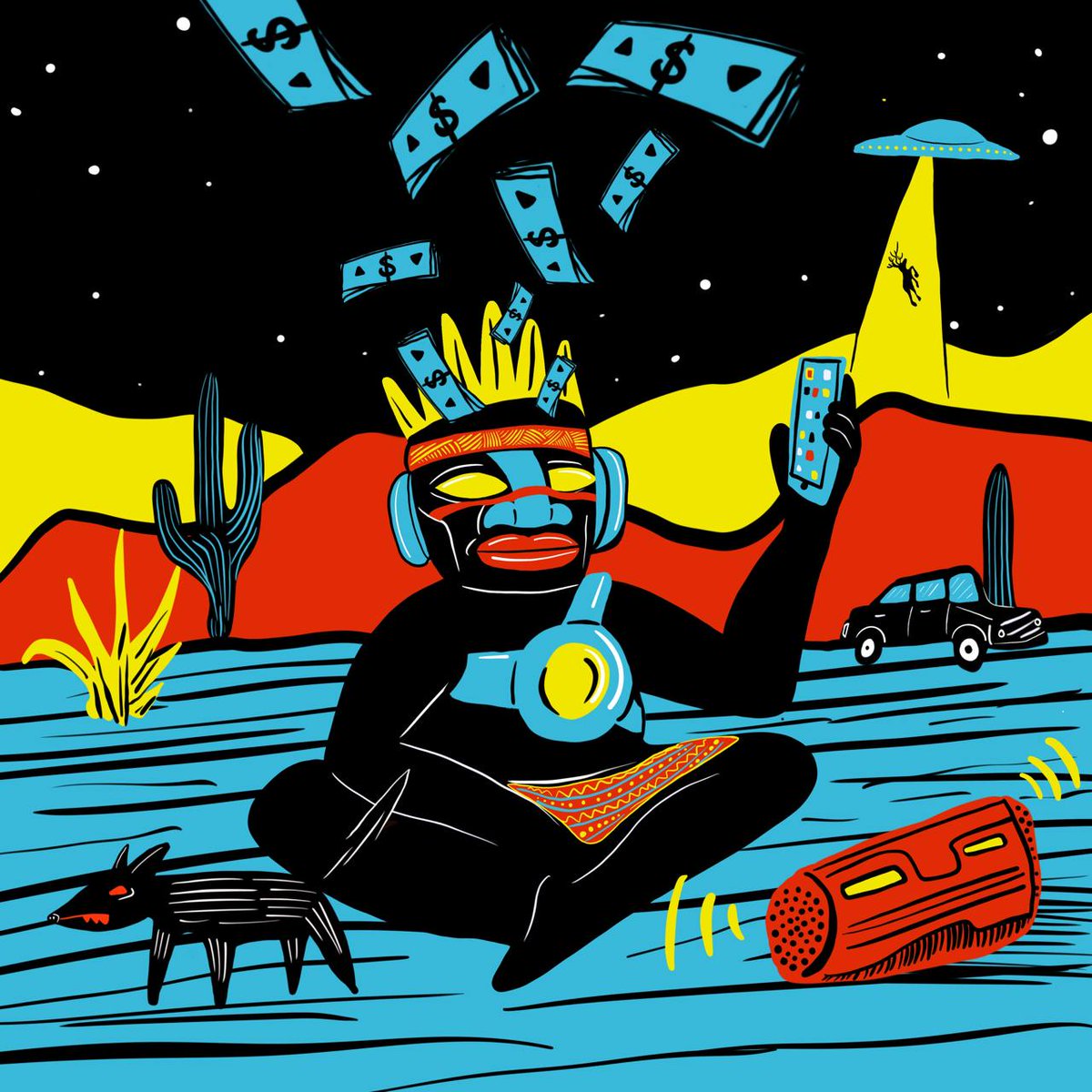 Our Gem of The Week is <a href="/ser_ocote/">OCOTE</a>, a Mexico City based artist who has been minting art on Tezos since February of 2022. Ocote takes street art influences and turns them into digital crafts. 

One of his earlier Tezos works, “Oración a la Blockchain-Prayer to the Blockchain“, is a