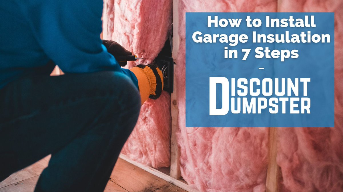 Installing garage insulation isn't as hard as it seems. Read our Trash Talk blog on seven easy steps to get your garage reinforced for the weather! bit.ly/412HRWO