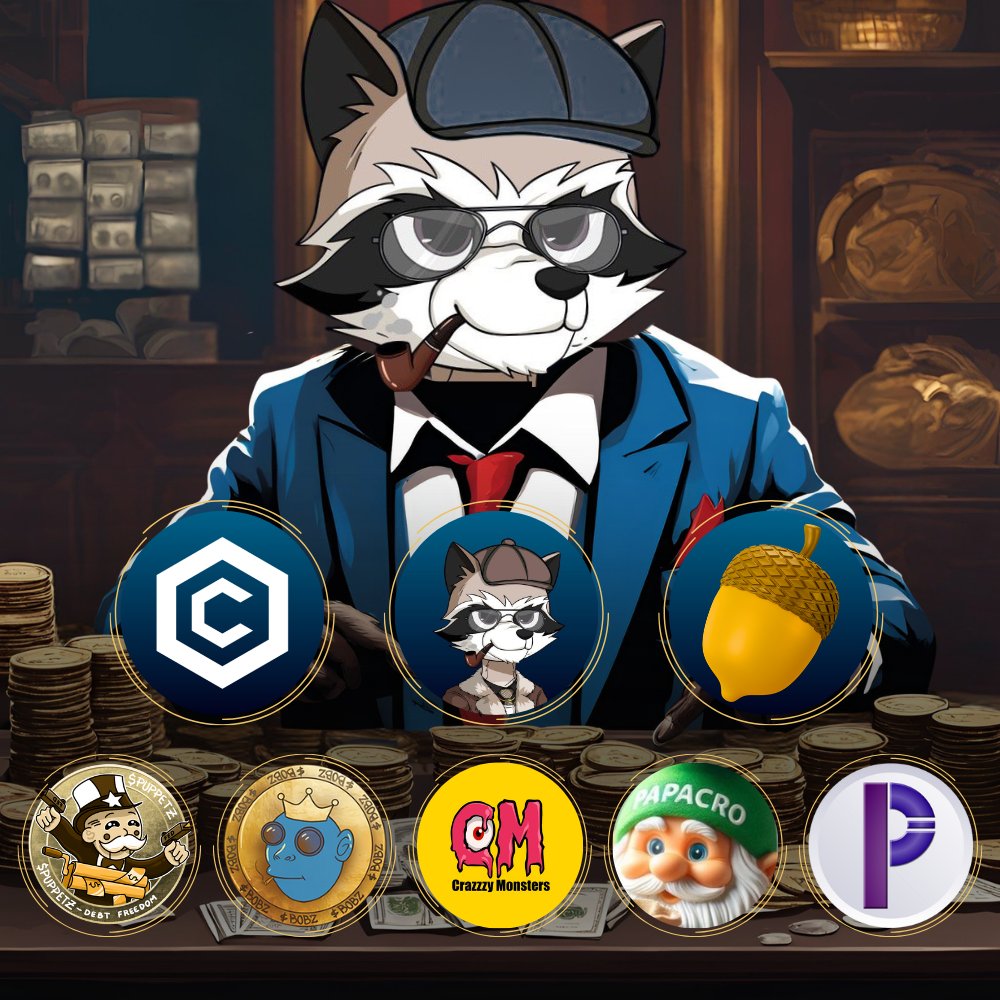 #crofam Are there any other small - medium sized projects where you earn 8 different kind of tokens per day? Our stakers earn every day: $CRKS, $CRO, $NUTS, $PPTZ, $BOBZ, $CRY, $PAPACRO and $PPFT

Which tokens / projects would you like to see in our reward contract next season?