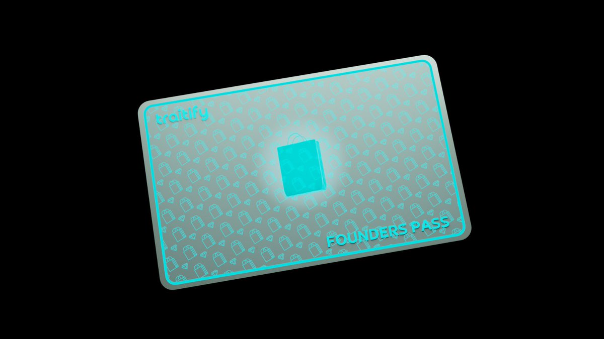 traitifyX's tweet image. Thank you to all of our minters who believe in our vision of creating a new trait economy. 

As a special thank you, you will receive the only Diamond Founders Passes in the collection. 

We are adjusting the mint price for the remaining black and gold passes to 0.015 eth and…