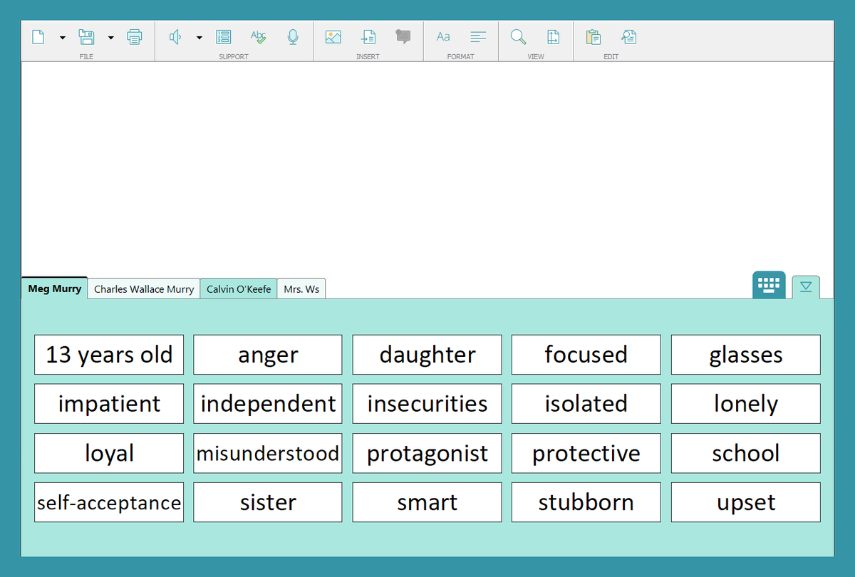 Cricksoft's tweet photo. New on LearningGrids – #DocsPlus resources for those studying the novel 'A Wrinkle in Time' by Madeleine L’Engle: https://t.co/f8ueXbynhw
There are also new Wordbars for writing about the features and characteristics of science fiction in literature:
https://t.co/lv4N6SlPqP https://t.co/TTexVrKJxu
