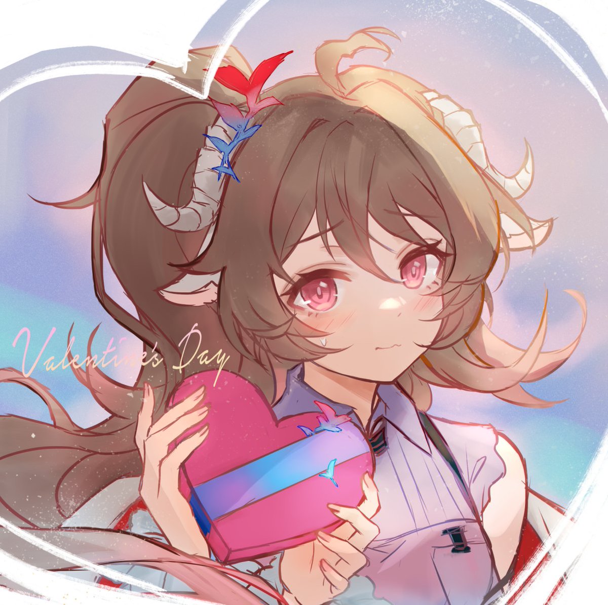 zhihmio1's tweet photo. Happy Valentine's Day❤‌  #Eyjafjalla #アークナイツ #明日方舟 #艾雅法拉 https://t.co/VRFoFodrlL