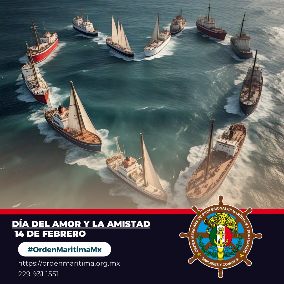 Así como el mar conecta puertos y acorta distancias, la amistad y el compañerismo nos fortalecen como equipo, impulsándonos a navegar juntos hacia un futuro de crecimiento y solidaridad.

¡Feliz Día del Amor y la Amistad! ⚓