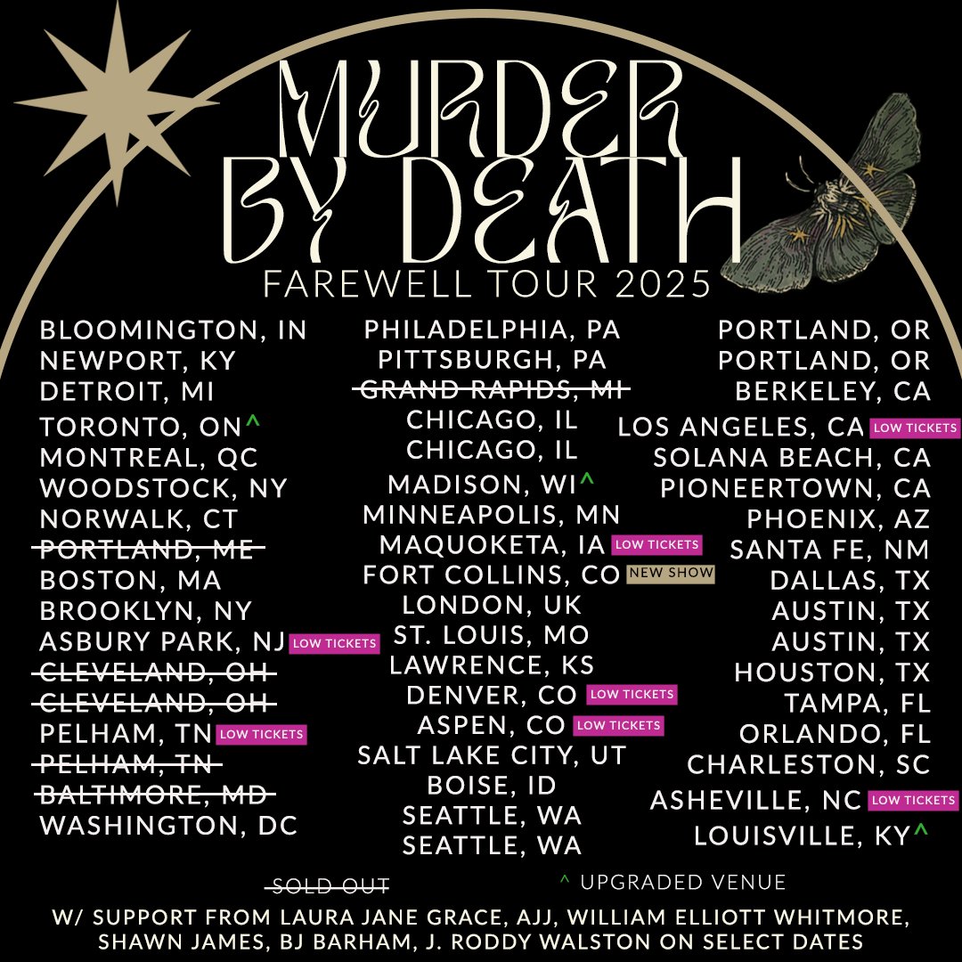 Murder by Death tweet media