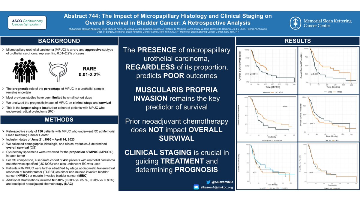Renee Maria Saliby (@reneesaliby) on Twitter photo Glad to see many posters focusing on disparities and global oncology in the bladder/urothelial cancer field. Check them out!
Also some of my favorite studies below:
📍G23 <a href="/niklas_kluemper/">Niklas Klümper</a>
📍G18 <a href="/LauraBukavinaMD/">Laura Bukavina</a>
📍E33 <a href="/SalousTareq/">Tareq Salous</a>
📍E6 <a href="/AlkazemiMD/">M. Hassan Alkazemi MD MS</a>
#GU25 <a href="/ASCO/">ASCO</a> <a href="/OncoAlert/">OncoAlert</a> Glad to see many posters focusing on disparities and global oncology in the bladder/urothelial cancer field. Check them out!
Also some of my favorite studies below:
📍G23 <a href="/niklas_kluemper/">Niklas Klümper</a>
📍G18 <a href="/LauraBukavinaMD/">Laura Bukavina</a>
📍E33 <a href="/SalousTareq/">Tareq Salous</a>
📍E6 <a href="/AlkazemiMD/">M. Hassan Alkazemi MD MS</a>
#GU25 <a href="/ASCO/">ASCO</a> <a href="/OncoAlert/">OncoAlert</a>