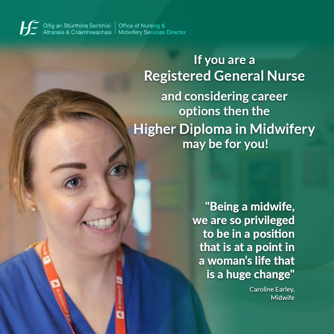 Are you a registered general nurse interested in becoming a midwife? Join our Higher Diploma in Midwifery Sponsorship Programme. 

Applications open on Tuesday, 18th March 2025.
Closing date: Tuesday, 8th April 2025.

Learn more: bit.ly/4gIuh0H

#Midwifery