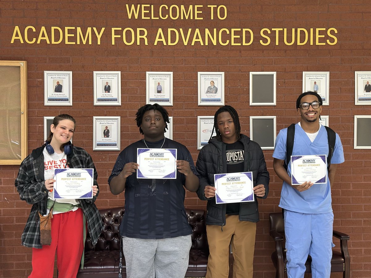 Academy for Advanced Studies (@aas_hcs) on Twitter photo These amazing associates had perfect attendance for the fall semester. They know that being present is the first step in being successful. We salute each one of them! 💙 <a href="/DLinnBwell/">Douglas Blackwell</a> These amazing associates had perfect attendance for the fall semester. They know that being present is the first step in being successful. We salute each one of them! 💙 <a href="/DLinnBwell/">Douglas Blackwell</a>