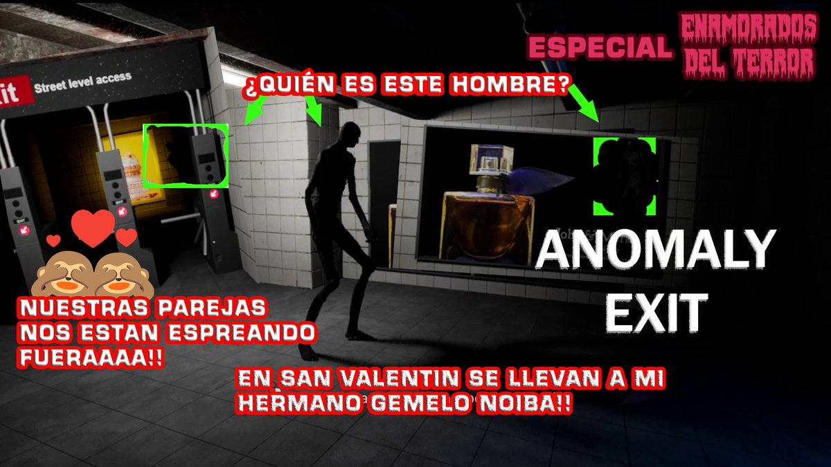 AdamSlyWolf's tweet image. Hoy mi hermano gemelo y yo nos encontramos en la estación 8 dentro de #AnomalyExit (la nueva actualización)
En el rol de mi hermano gemelo @NoibaVulpes , si quieres ver otra partida diferente ve a su canal!