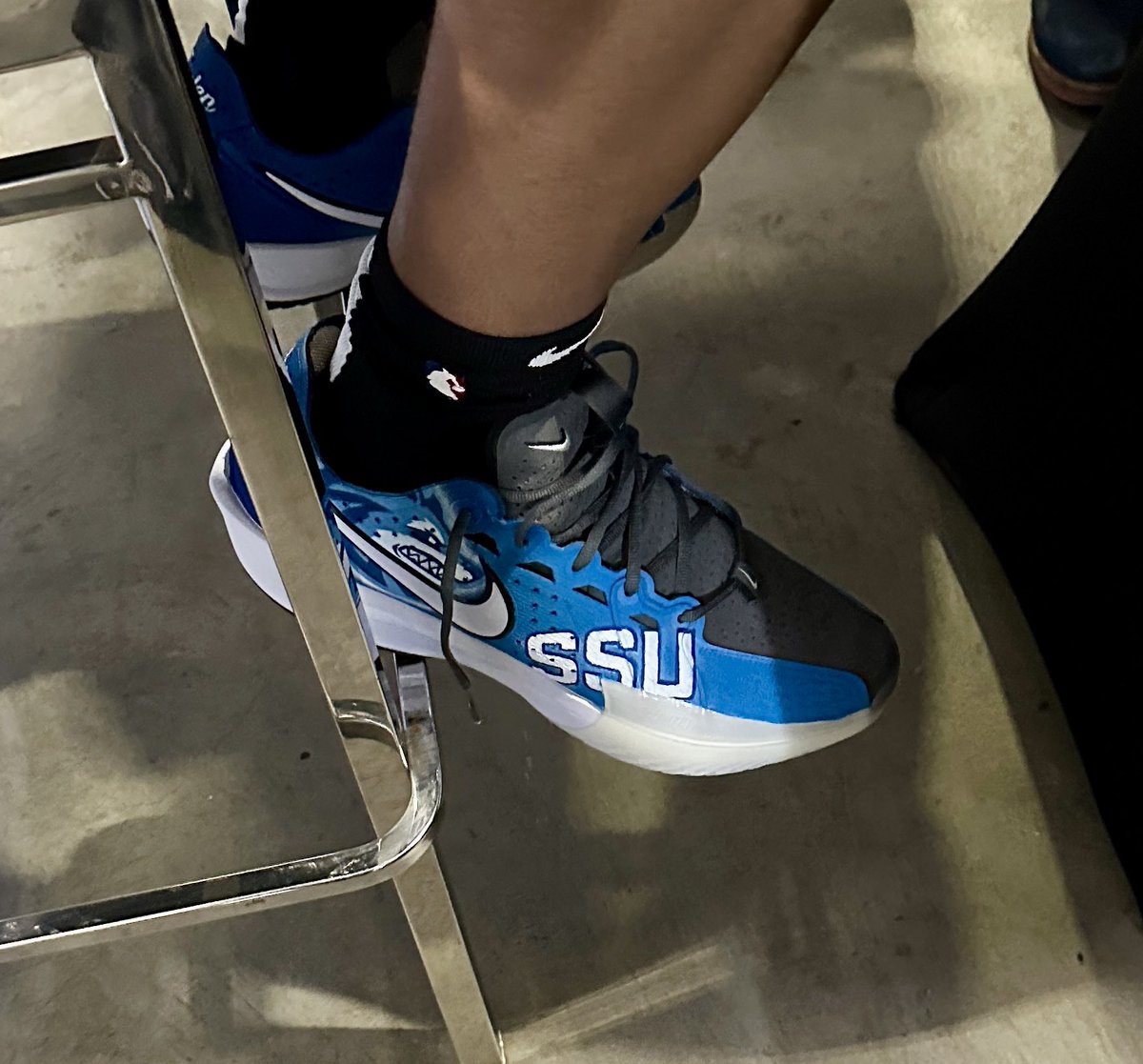 Good morning from NBA All-Star Friday where former Wazzu standout Jaylen Wells had some custom shoes made in honor of his former D-II school Sonoma State for the events of this weekend.