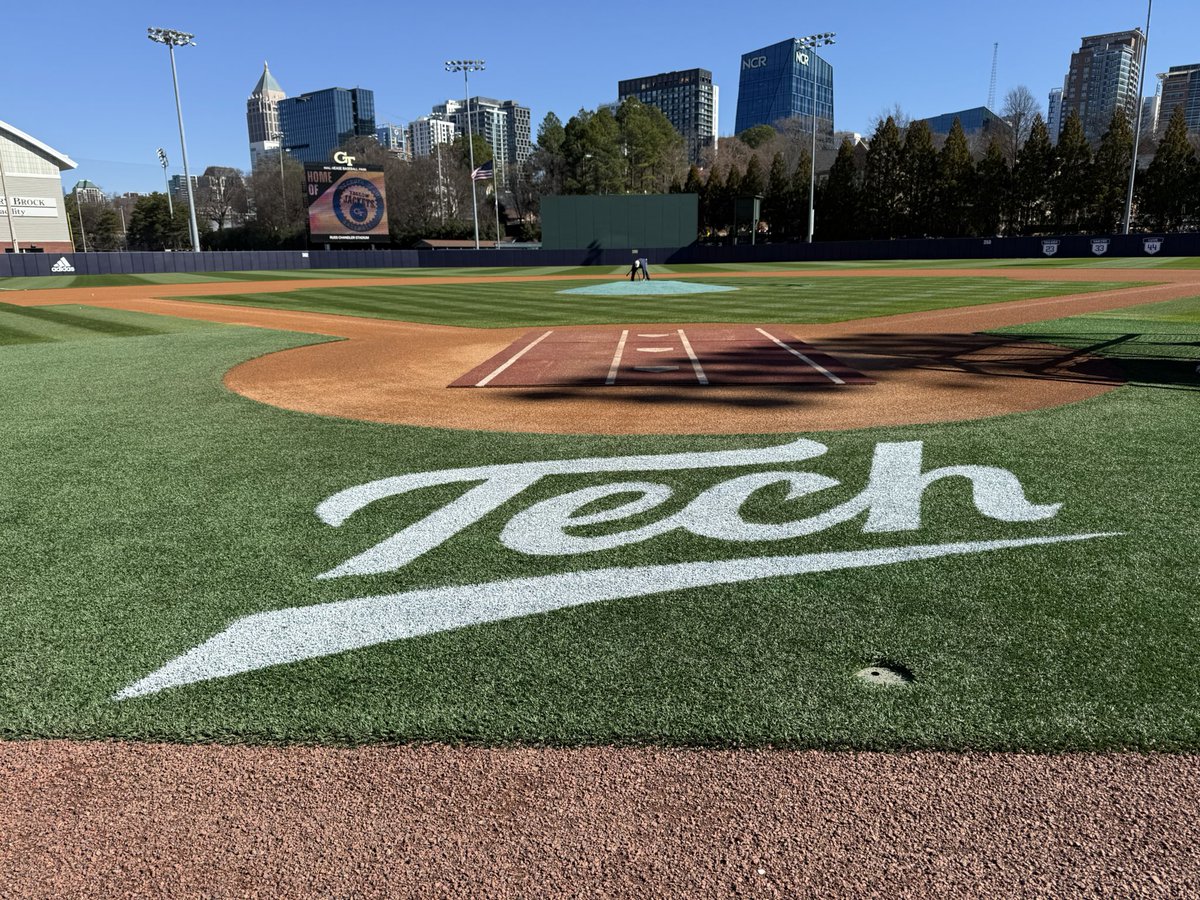 Good vibes only 🕶️ <a href="/Katt_Ming/">Matt King</a> <a href="/GT_GroundsCrew/">GT Grounds Crew🏆🏆🏆🏆</a> <a href="/GTBaseball/">Georgia Tech Baseball</a>