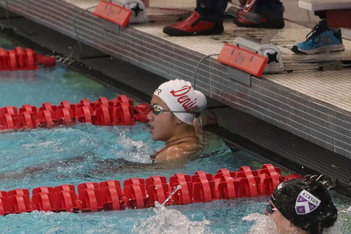 Congratulations to <a href="/DenisonSwimDive/">Denison Swim & Dive</a>'s Jassy Park for setting a new <a href="/NCAC/">NCAC</a> record during prelims in the 100 Back with a time of 54.86.

#NCACPride | #ncacsd25