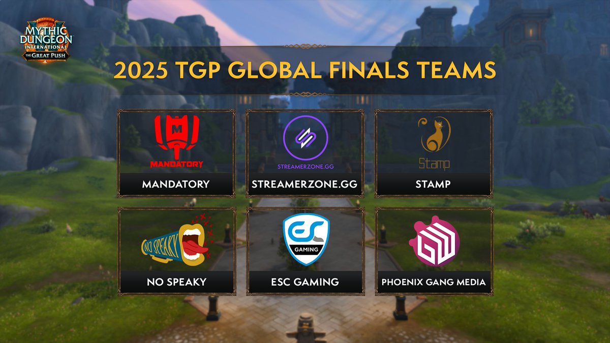 The Global Finals begin in 30 minutes! ⏲️

Check out the 6 teams competing this weekend in the epic finale of The Great Push. 🧵